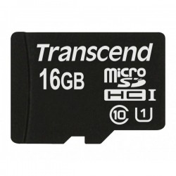 Transcend MicroSD UHS-1 200X 16GB Premium : کارت حافظه 16 گیگ ترنسند مدل 